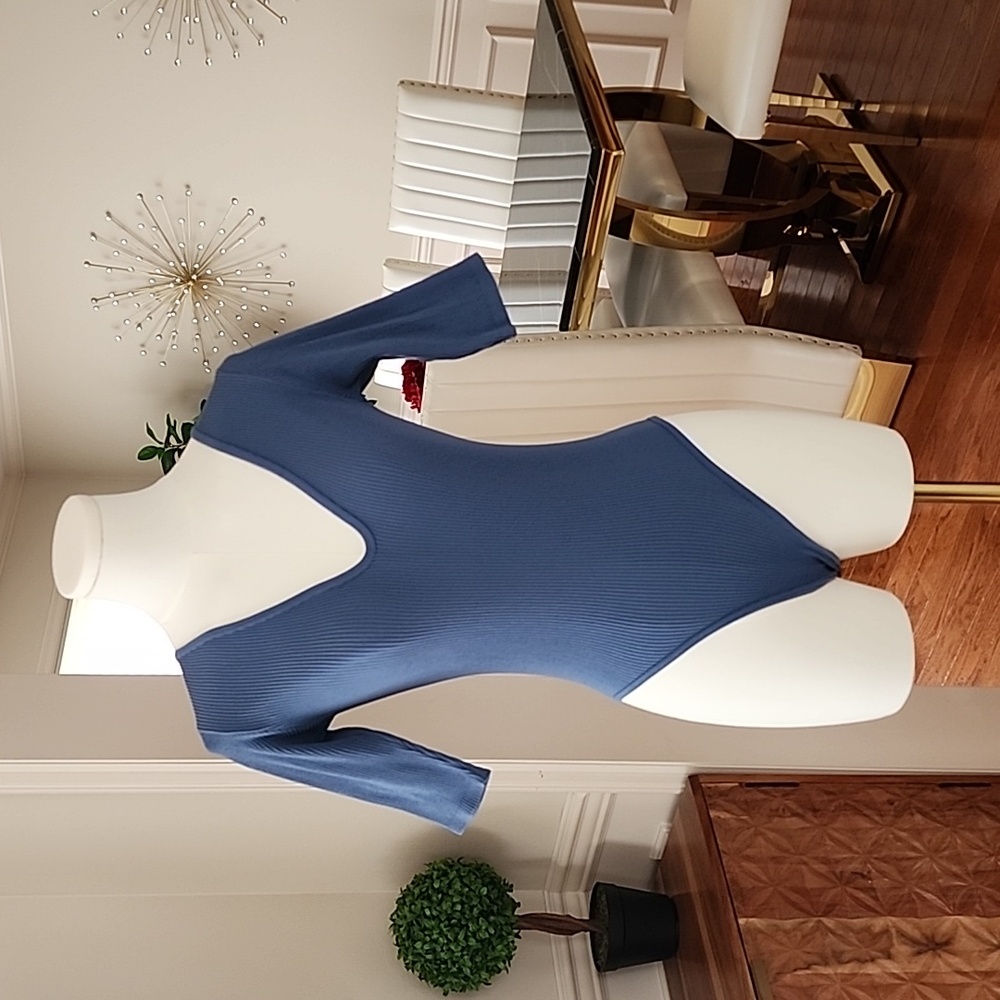Zara Nude Blue body suit